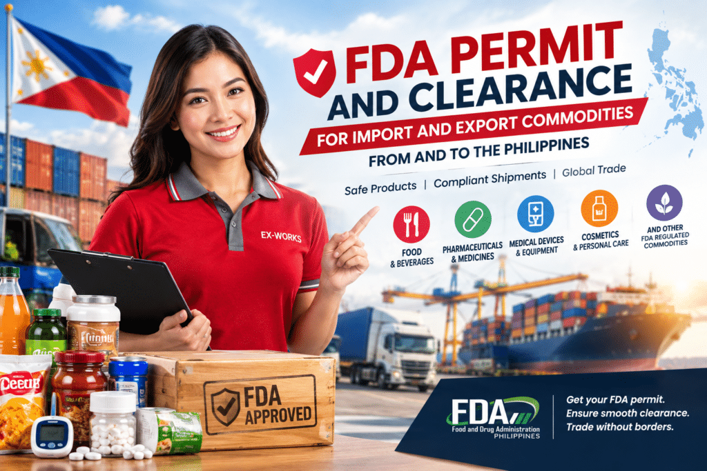 FDA Permit and Clearance Philippines for air and sea, import and export